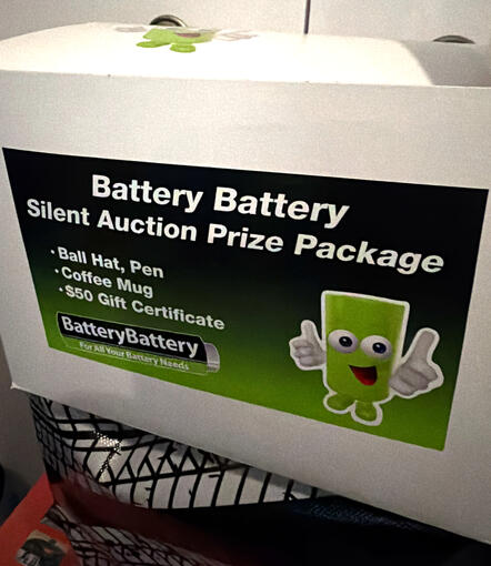 Battery Battery Silent Auction Prize Package